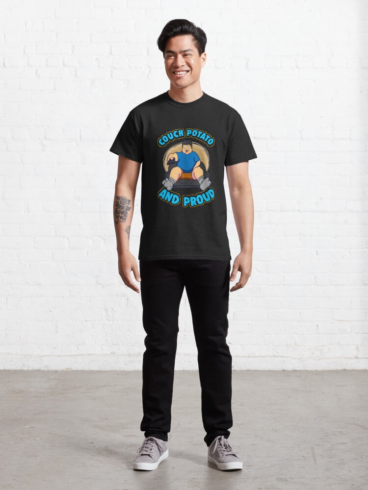 T-shirt classique ''Pomme de terre canapé et fier' : autre vue