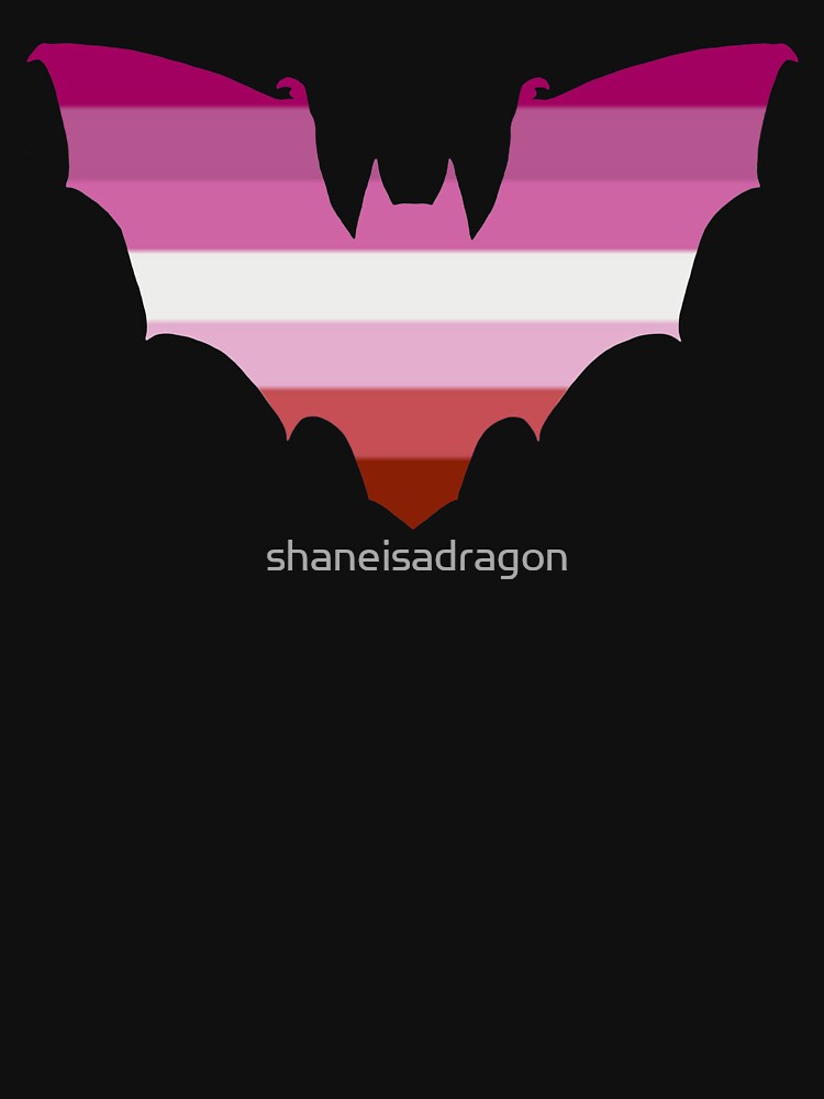 Lipstick Lesbian Pride Bat T Shirt For Sale By Shaneisadragon Redbubble Lipstick Lesbian T 2649