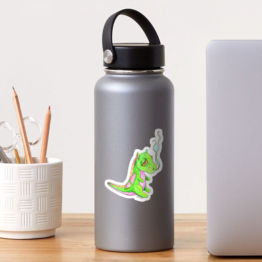 Poof the Sleepy Dragon Sticker