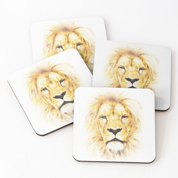 Item preview, Watercolor Lion Head Portrait designed and sold by PurefireDesigns.