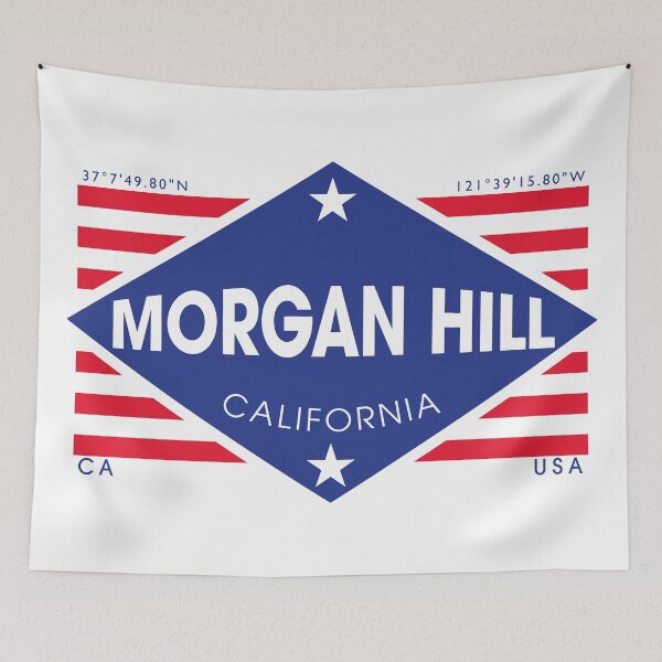 Item preview, Morgan Hill, California - Diamond Flag designed and sold by postertown.