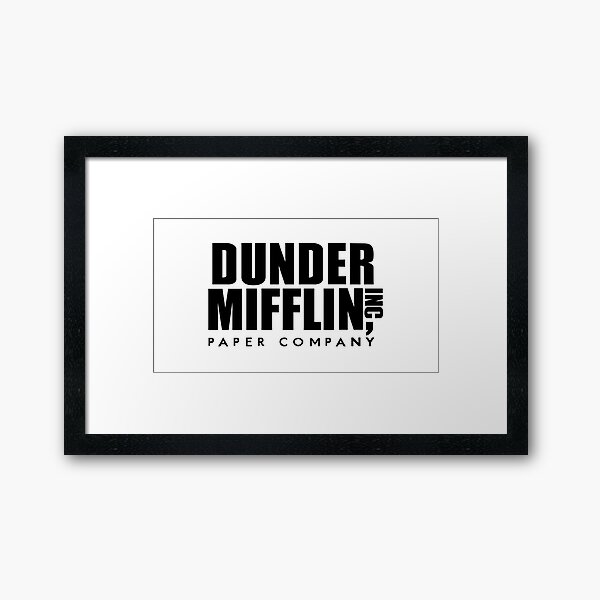 Dunder Mifflin The Office Logo Art Board Print for Sale by MikeFromToronto