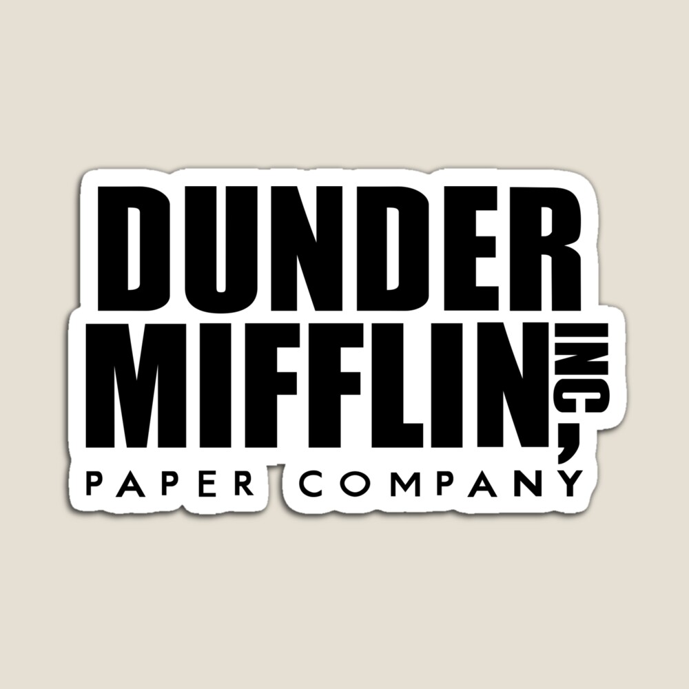 STICKER: THE OFFICE, DUNDER MIFFLIN LOGO