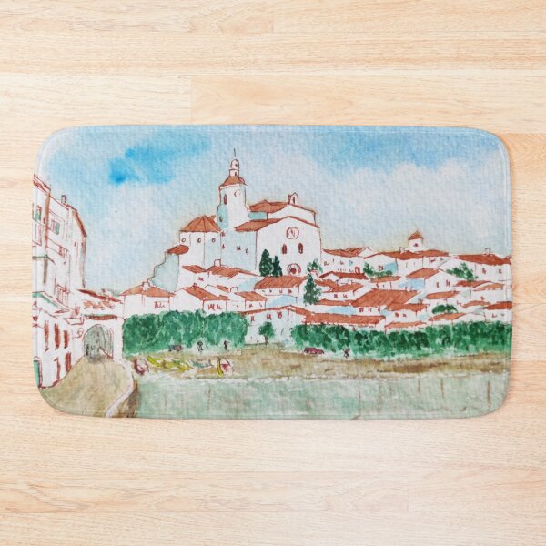 Item preview, Watercolor seascape of Cadaques, Spain  designed and sold by mhailittlearts.
