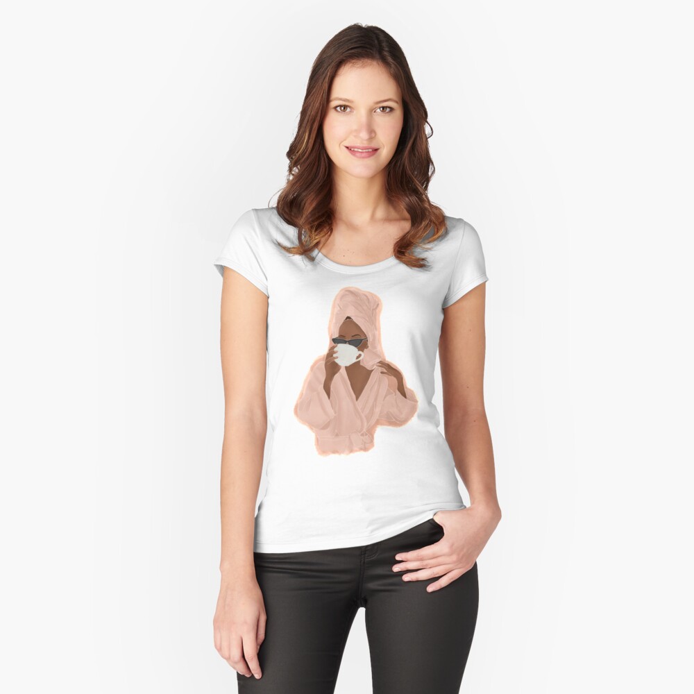 Item preview, Fitted Scoop T-Shirt designed and sold by rachelszo.