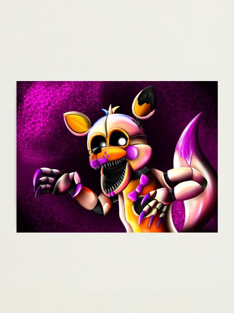 Lolbit FNaF - Fanart Funtime Purple Chica - Illustrations ART street