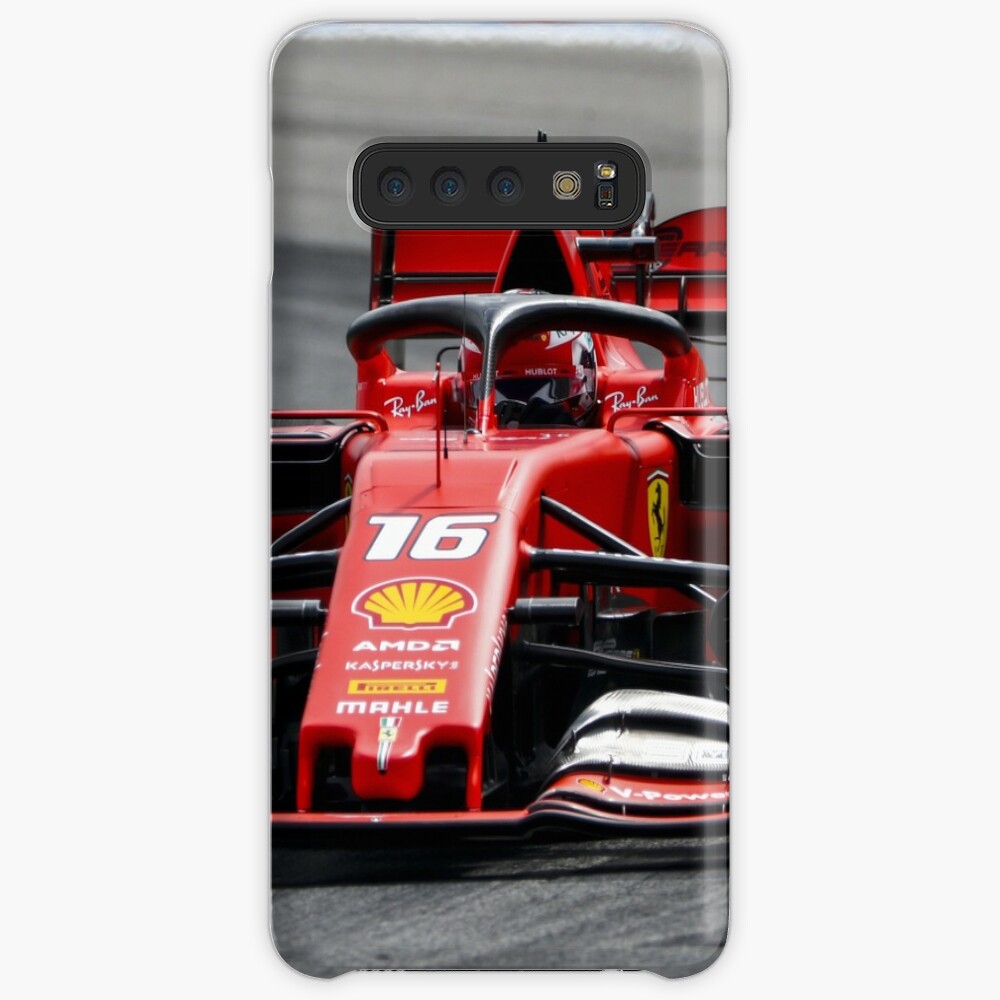 Formula One F1 Charles Leclerc Monaco Ferrari Driver 2019 Car 2019 German Grand Prix Set Up Case Skin For Samsung Galaxy By Thesmartchicken Redbubble - roblox f1 2019
