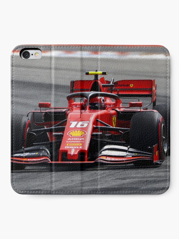 Formula One F1 Charles Leclerc Monaco Ferrari Driver 2019 Car 2019 German Grand Prix Set Up Iphone Wallet By Thesmartchicken Redbubble - f1 monaco grand prix roblox