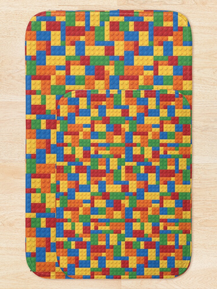Alternate view of LegoLove Building Blocks Bath Mat