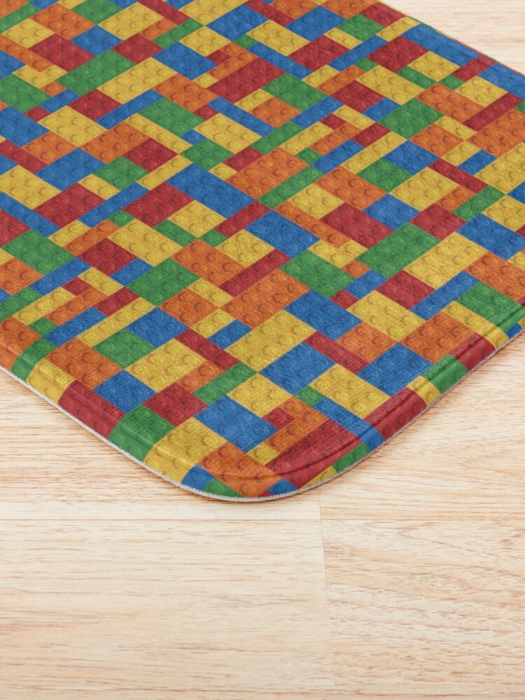Alternate view of LegoLove Building Blocks Bath Mat
