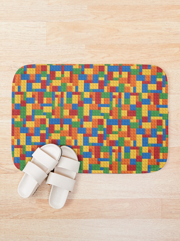 Alternate view of LegoLove Building Blocks Bath Mat