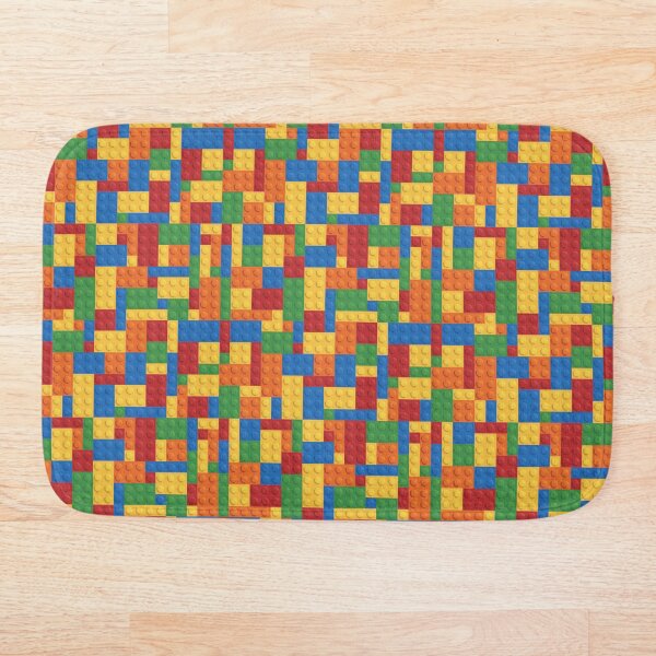 LegoLove Building Blocks Bath Mat