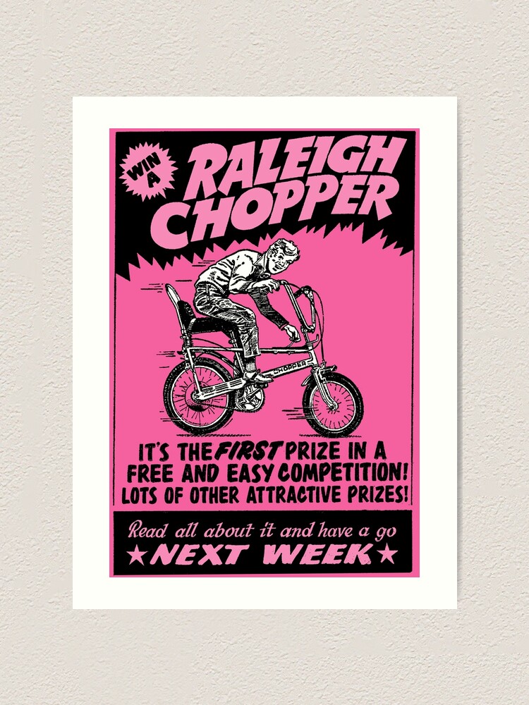 raleigh chopper art