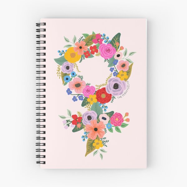Item preview, Floral Feminist - The Peach Fuzz designed and sold by Elizabeth Hudy.