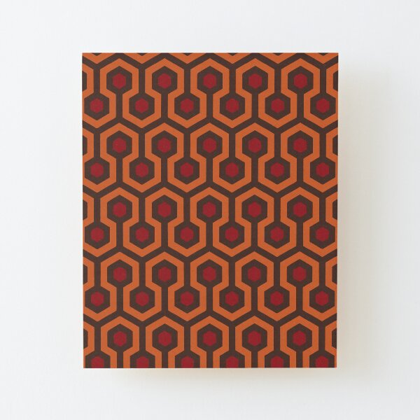 REDRUM Overlook Hotel Carpet Stephen King's The Shining Wood Mounted Print