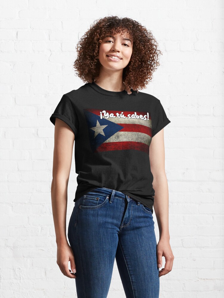 Alternate view of Ya tu sabes! Design Classic T-Shirt