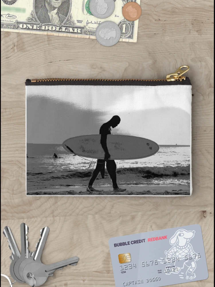 Thumbnail 3 of 4, Zipper Pouch, Wave Rider designed and sold by PinRaf.