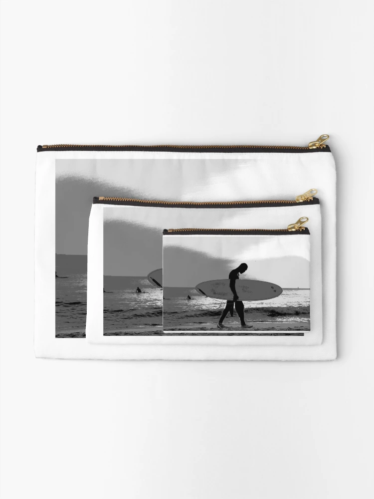 Thumbnail 2 of 4, Zipper Pouch, Wave Rider designed and sold by PinRaf.