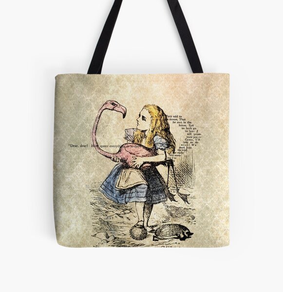 alice wonderland, alice in vintage wonderland Tote Bag by