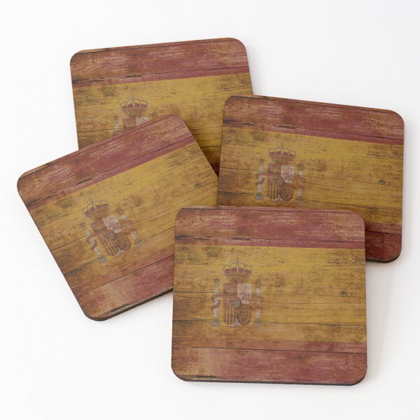 Item preview, Weathered Wood Textured Spain Flag  designed and sold by Eric-A-Allen.