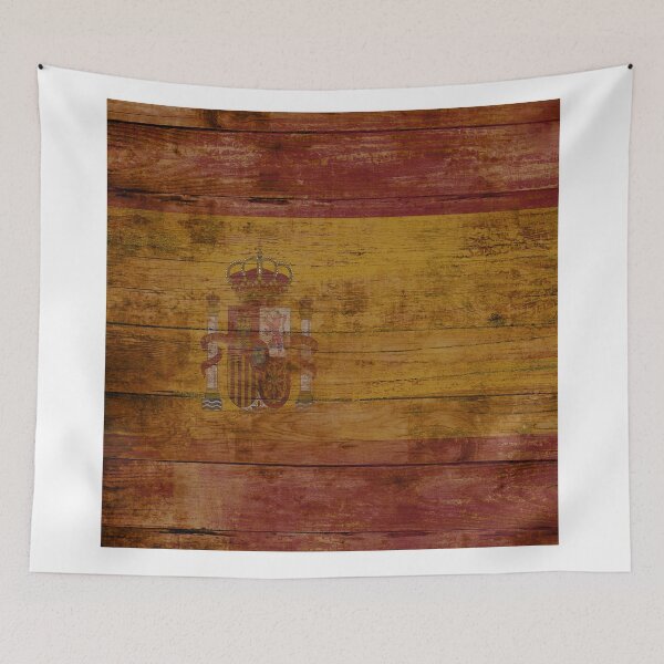 Item preview, Weathered Wood Textured Spain Flag  designed and sold by Eric-A-Allen.