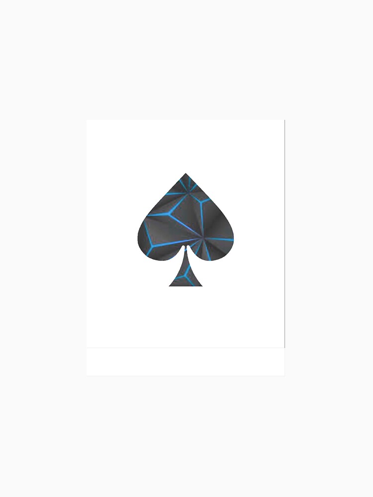 "Spade Logo Blue" T-shirt by CardControl52 | Redbubble