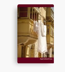 Maltese Balconies Canvas Print