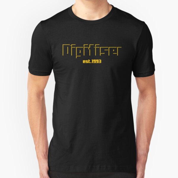 Digitiser Yellow Shadow Slim Fit T-Shirt