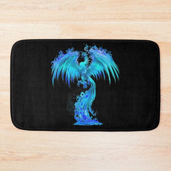Item preview, Fantasy Blue Ice Phoenix Rises From The Fiery Ashes designed and sold by Atteestude.