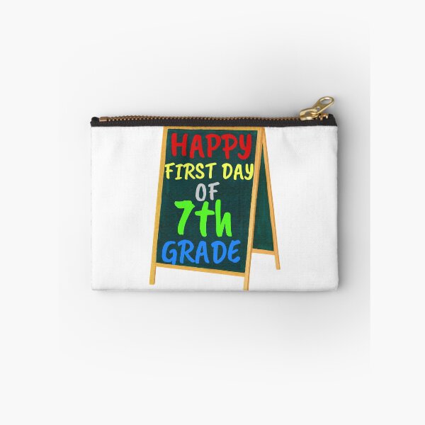 Item preview, Happy first day of seventh grade, 7th Grade Design Welcome back to School designed and sold by marosharaf.