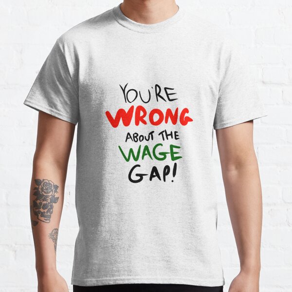 wage gap tee