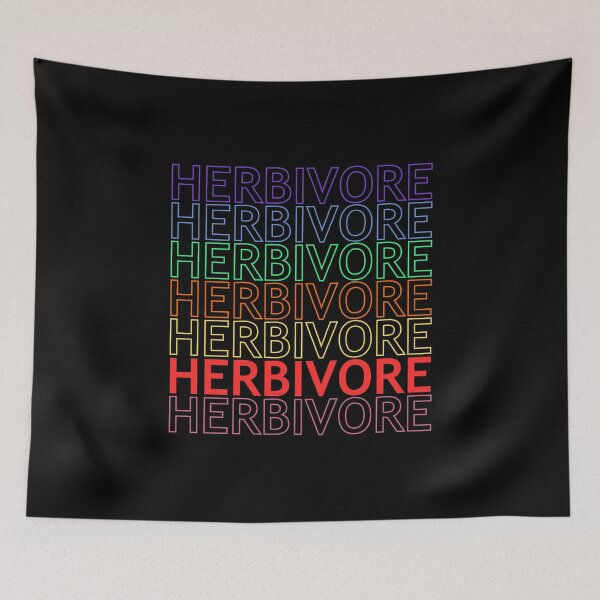 Item preview, Retro Vintage Herbivore Rainbow Design designed and sold by leftpointshirts.