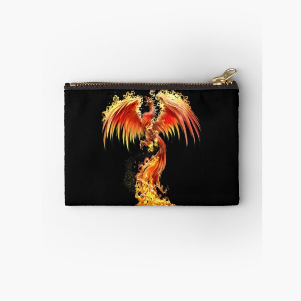 Item preview, Fantasy Orange Fire Phoenix Rises From The Fiery Ashes designed and sold by Atteestude.