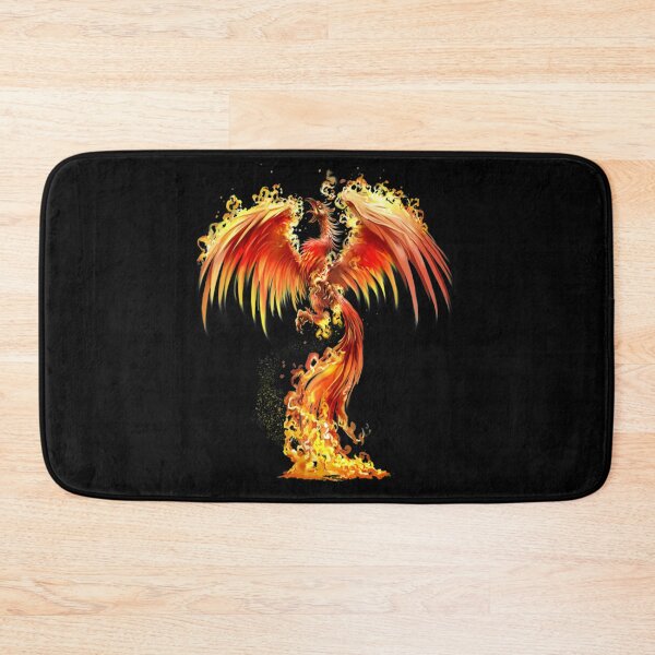 Item preview, Fantasy Orange Fire Phoenix Rises From The Fiery Ashes designed and sold by Atteestude.