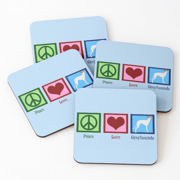 Item preview, Peace Love Greyhounds designed and sold by Epic Love Designs.