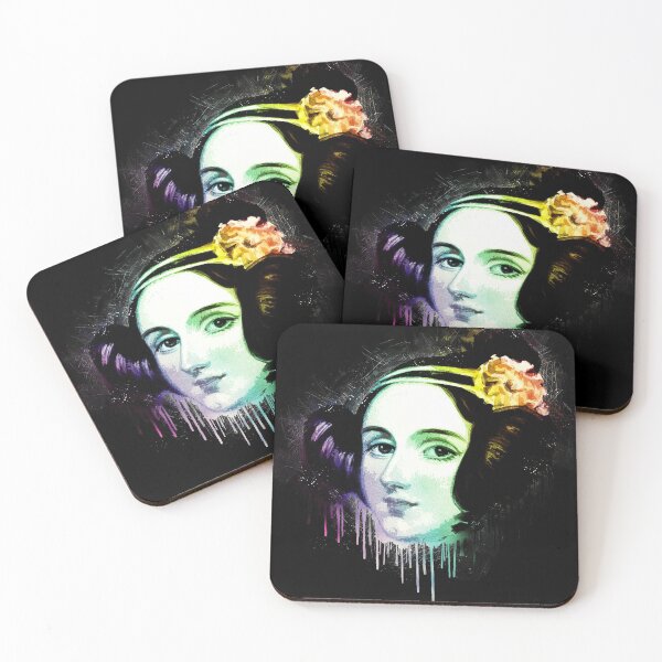 Item preview, Ada Lovelace Urban Grunge Painting Rainbow Spectrum designed and sold by whatyoulove.