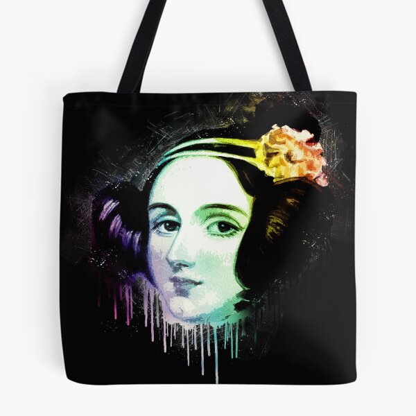 Item preview, Ada Lovelace Urban Grunge Painting Rainbow Spectrum designed and sold by whatyoulove.