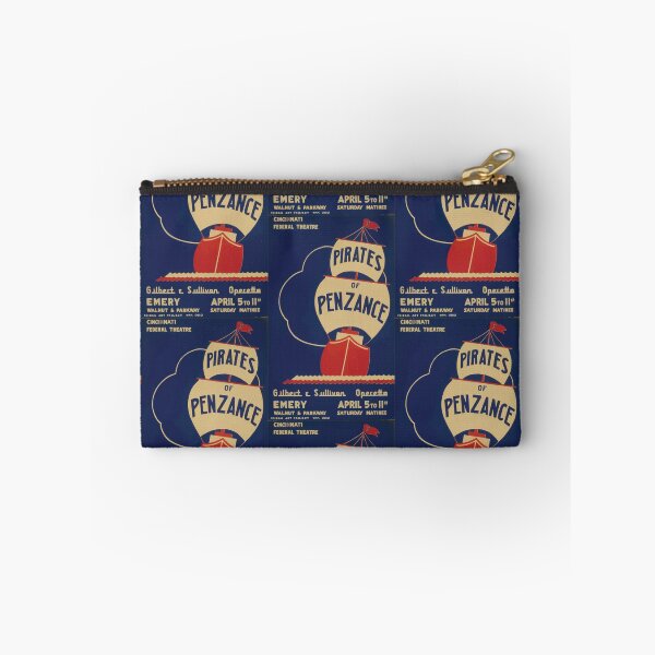Item preview, WPA United States Government Work Project Administration Poster 0722 Pirates of Penzance Gilbert Sullivan Cincinnati Federal Theatre designed and sold by wetdryvac.