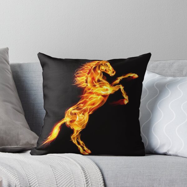 Item preview, Flaming Orange Fire Horse  designed and sold by Atteestude.