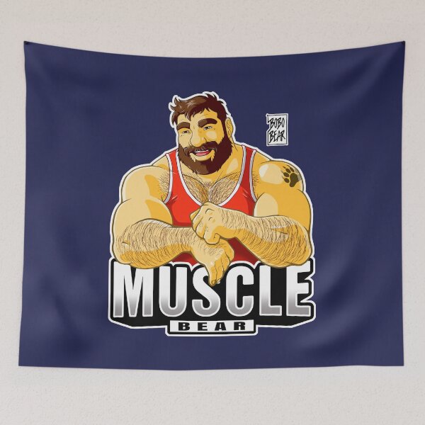 Item preview, MUSCLE BEAR - RED OUTFIT designed and sold by bobobear.