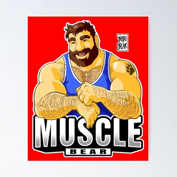 Item preview, MUSCLE BEAR - BLUE OUTFIT designed and sold by bobobear.