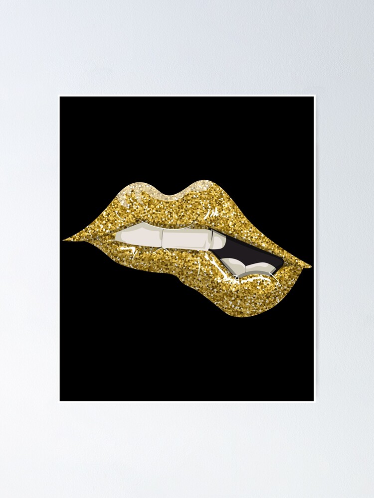 Lips Biting Kiss Black Girl Magic T-Shirt Queen Melanin Lips Biting Kiss Black Girl Magic T-Shirt Queen Melanin