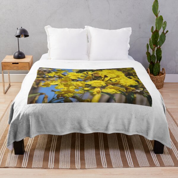 Item preview, Yellow tabebuia tree flowers designed and sold by abacoian.