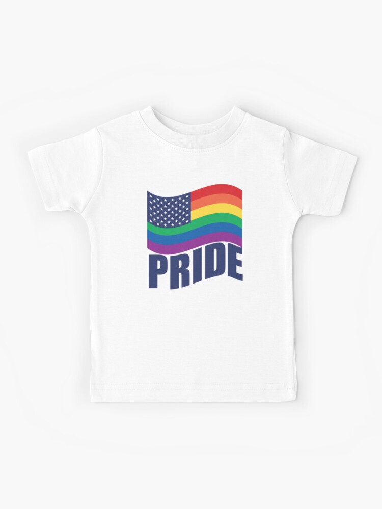 American Flag Pride Shirt, Rainbow