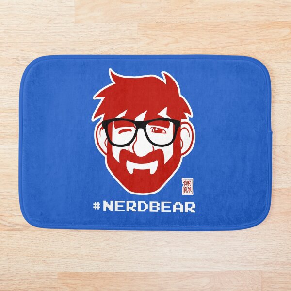 ADAM LIKES NERDS Bath Mat