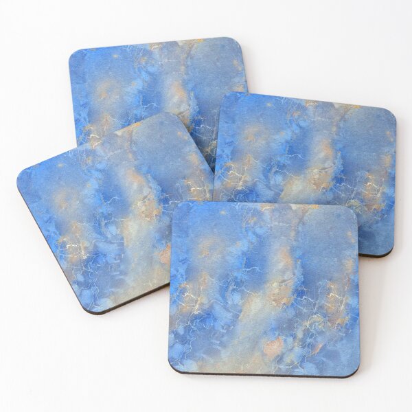Item preview, Blue Gold Abstract designed and sold by MA DESIGNS.
