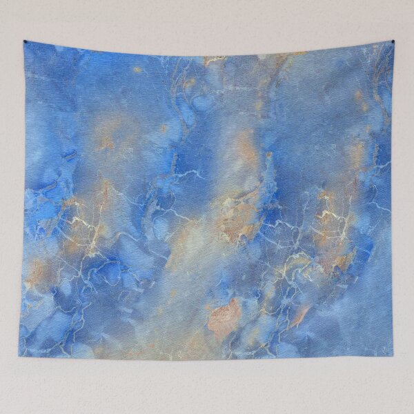 Item preview, Blue Gold Abstract designed and sold by MA DESIGNS.