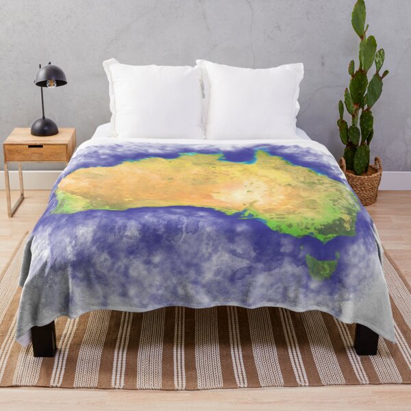 Item preview, Australia Watercolor - Australian Continent designed and sold by PurefireDesigns.