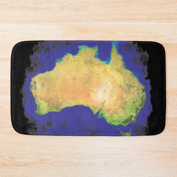 Item preview, Australia Watercolor - Australian Continent designed and sold by PurefireDesigns.