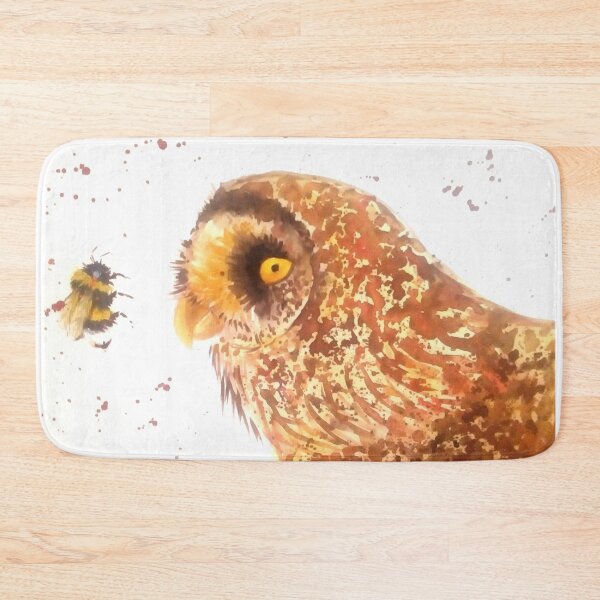 Item preview, Owl and a Bumble Bee designed and sold by Casimirasart.